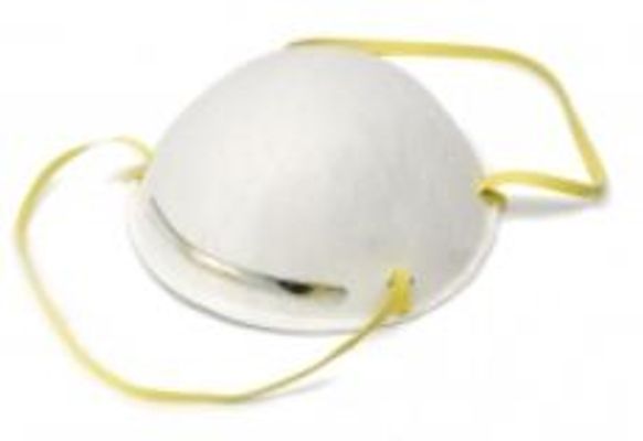Brinko Grobstaubmaske EN 149 Schutzstufe FFP 1S gegen feste und flüssige Partikel, Farbe weiß Bild 2