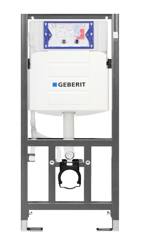 P&M WC-Trockenbaülement H1100 mm, inklusive Wandhalterung, Geberit Sigma SPK, 1100 x 495 x 35 mm Bild 1