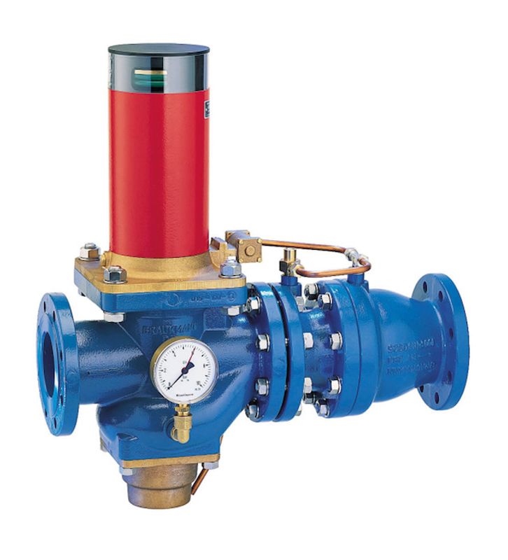Resideo Rohrtrenner R295HP-F EA2 Flansch GG plvb blau FA, 707 mm, Farbe blau Bild 1