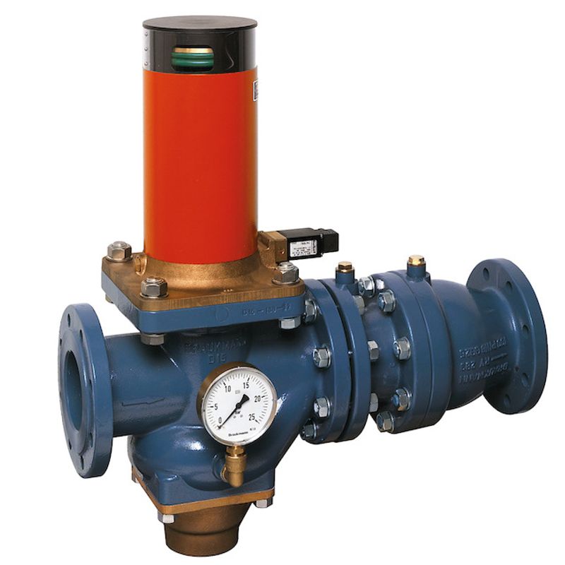 Resideo Rohrtrenner R295SP-F EA2 Flansch GG plvb blau FA, 703 mm, Farbe blau Bild 1