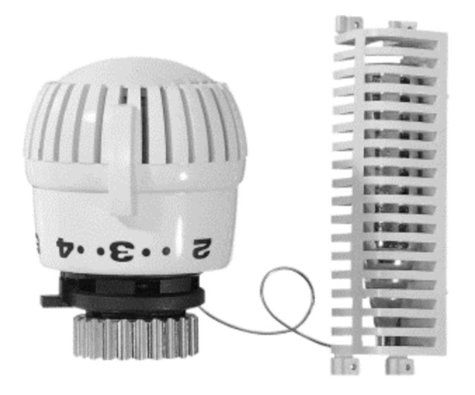 Resideo Thermostatregler Thera-2080 FL weiss, 1-28 Grad C, M, 2m, 30 x 1,5 mm, Farbe weiß Bild 1