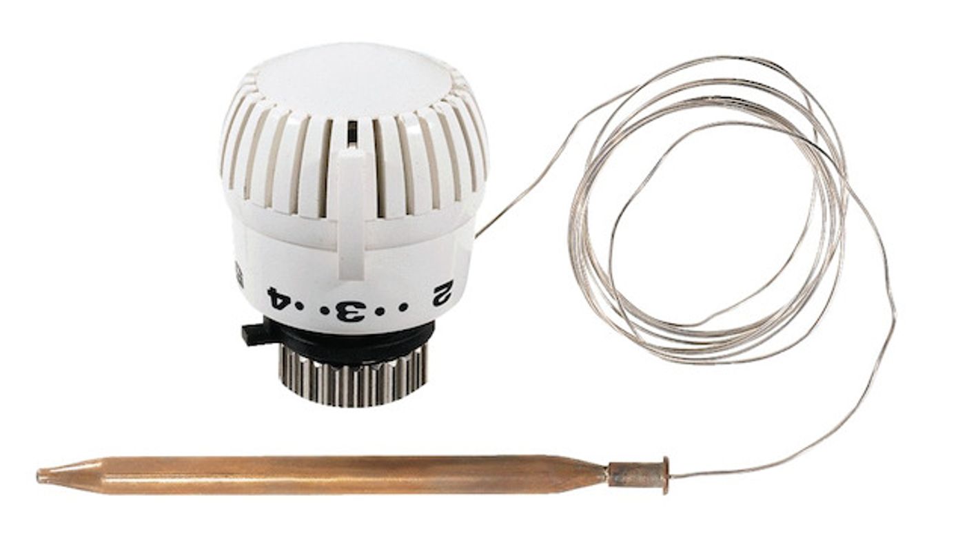 Resideo Thermostatregler Thera-2080 WL, mit Fernfühler 2 m Kapillarrohr, Farbe weiß Bild 1