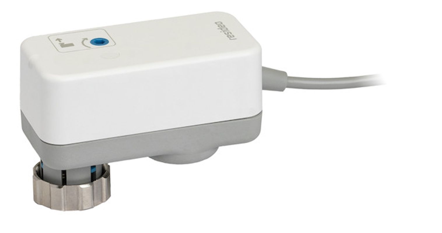 Resideo Stellantrieb MS, 6,5 mm Hub 180 N, 24 V AC / DC, 3-Punkt, mit Handv. Bild 1