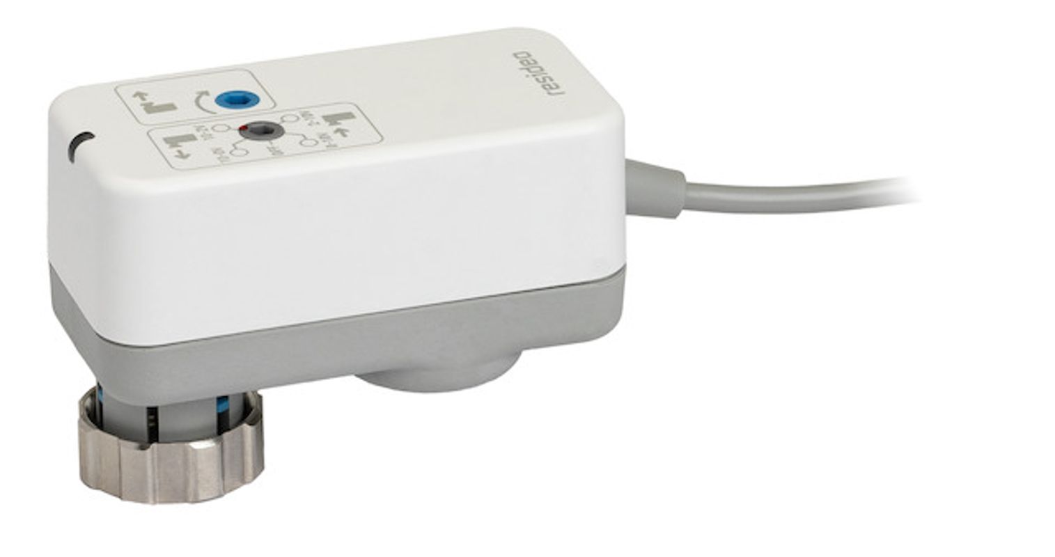 Resideo Stellantrieb MS, 6,5 mm Hub 180 N, 24 V AC / DC, 0/2-10 V, mit Handv. Bild 1