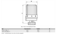 Resideo Thermostat Thera-2 Flüssigkeitselement ohne Nullstellung, weiß Bild 2