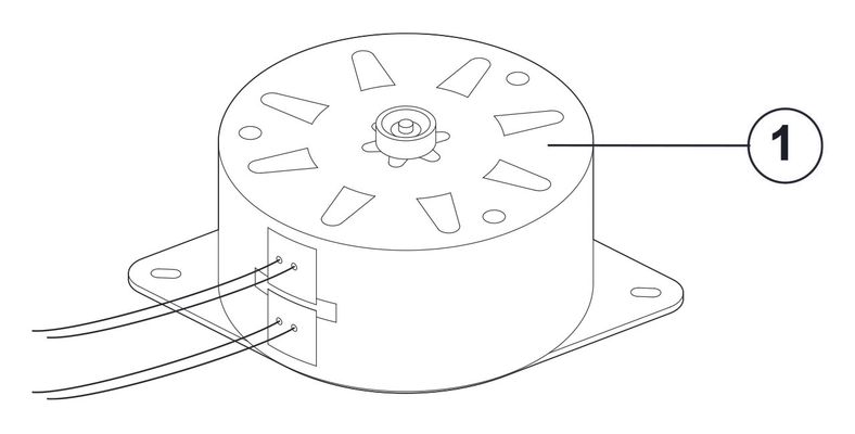 Resideo Stellmotor, für Kompaktmischer ZRK, Anschluss 24 V 50 Hz, 146 x 133 x 131 mm Bild 2