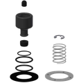 Aquarotter Ersatzteilset, Gummiteile Sicherungsring, Dichtungen, DN 15 Bild 1