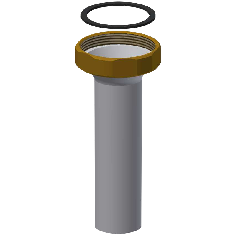 Aquarotter Abgangsverschraubung, für AQUALINE UP-WC-Druckspüler, DN 20 Bild 1