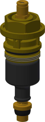 Aquarotter Funktionsteil, waschen / spülen, Farbkennung, DN 15, Farbe gelb Bild 2