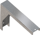Aquarotter Konsole PLANOX, Wandmontage, 45 x 180 x 240 mm, Farbe silberfarben Bild 2