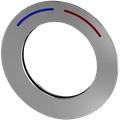 Aquarotter Rosette F5, mit Farbmarkierung und O-Ring Bild 2