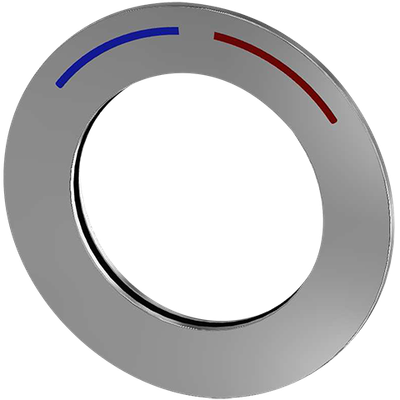 Aquarotter Rosette F5, mit Farbmarkierung und O-Ring Bild 2