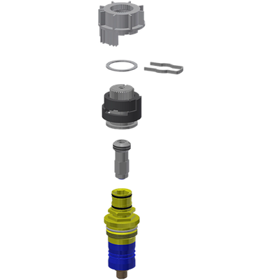 Aquarotter Thermoelement komplett, mit nichtsteigende Spindel Bild 2