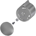 Aquarotter Temperaturwahlgriff, F5, aus Metall, ohne Logo Bild 2