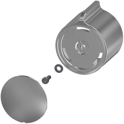 Aquarotter Temperaturwahlgriff, F5, aus Metall, ohne Logo Bild 2