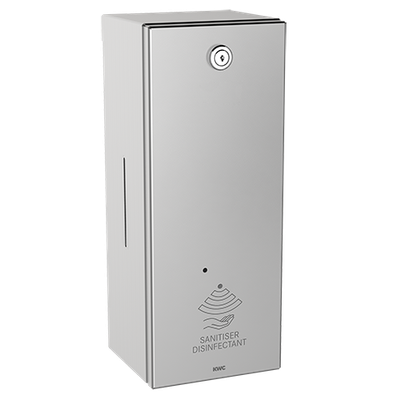 Aquarotter Seifen- und Desinfektionsspender RODAN berührungslos, 800ml, Edelstahl, 295 x 120 mm, Farbe silber Bild 2