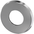 Aquarotter Schubrosette, mit O-Ring, Farbe silberfarben Bild 2