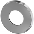 Aquarotter Schubrosette, mit O-Ring, Farbe silberfarben Bild 3