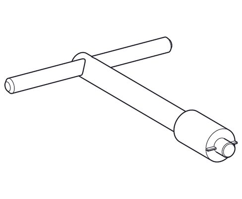 Aquarotter Ventilsitzschlüssel, DN 15 Bild 3