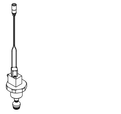 Aquarotter Oberteil für WC-Druckspüler, AGR1, mit Magnetaufs.u.Anschlussadp,24 VDC Bild 5