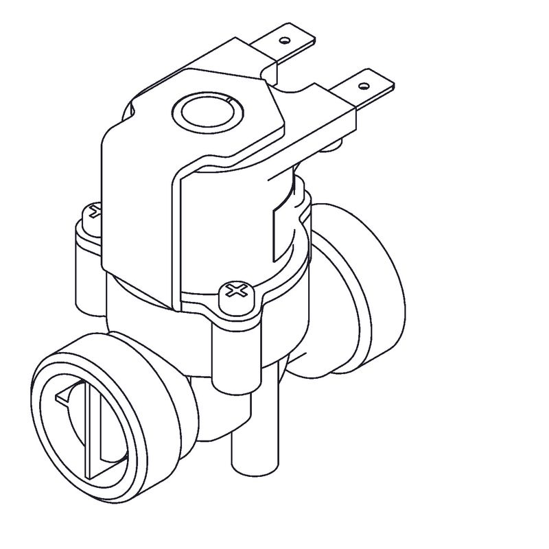 Aquarotter Magnetventil A3000open, 3/4", 24 VDC Bild 1