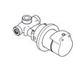 Aquarotter Selbstschluss-Eingriffmischer AQUAMIX, Komplettarmatur Bild 5