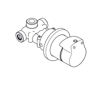 Aquarotter Selbstschluss-Eingriffmischer AQUAMIX, Komplettarmatur Bild 5