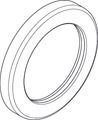Aquarotter Schubrosette mit O-Ring, für AQUAMIX -Duscharmturen, Farbe silberfarben Bild 1