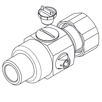 Aquarotter Wassermengenregulierung AQUAMIX, mit Sieb und Überwurfmutter Bild 5