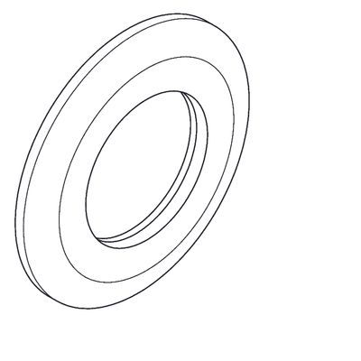 Aquarotter Schubrosette, mit O-Ring, 93 x 50 mm Bild 5