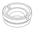 Aquarotter Ventilsitz, mit O-Ring, DN 20 Bild 5