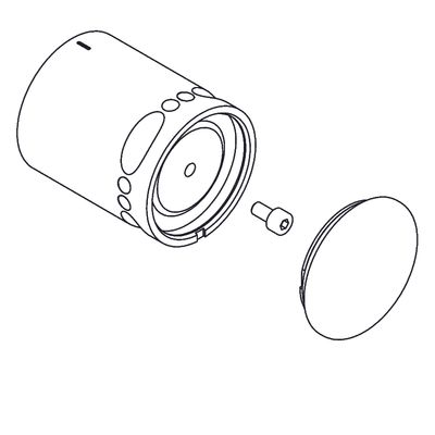 Aquarotter Temperaturwahlgriff a.Metall, für Thermoelement mit nichtsteigende Spindel Bild 5