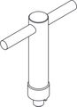 Aquarotter Ventilsitzschlüssel, DN 20 Bild 1