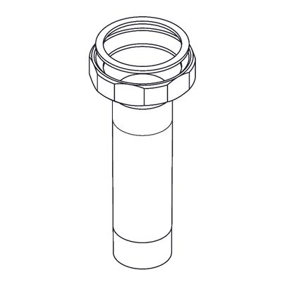 Aquarotter Abgangsverschraubung, für AQUALINE UP-WC-Druckspüler, DN 20 Bild 5