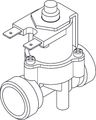 Aquarotter Magnetventil 6 V DC, ohne Schmutzfangsieb, für Siphonsteuerung, 3/4"B Bild 1