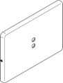 Aquarotter Edelstahlabdeckplatte, PROTRONIC A3000open, 207 x 147 mm Bild 1