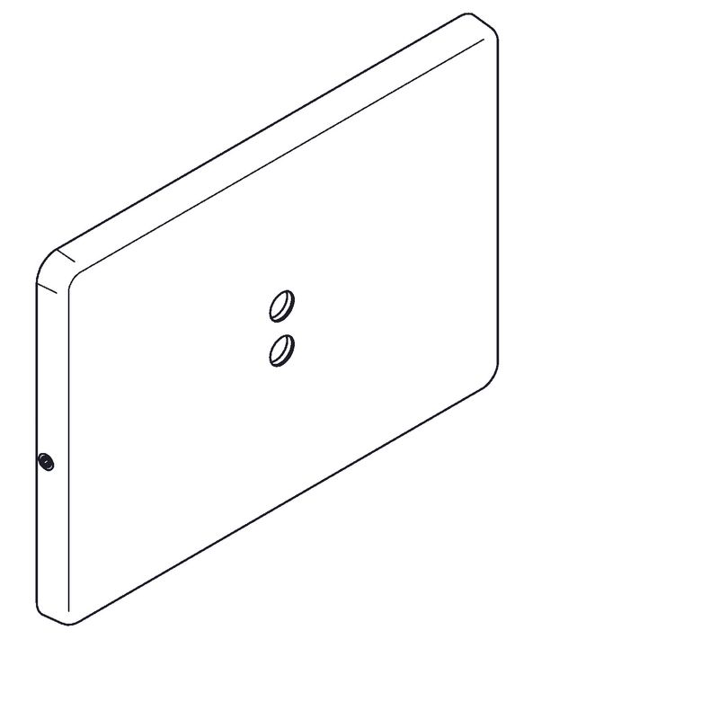 Aquarotter Edelstahlabdeckplatte, PROTRONIC A3000open, 207 x 147 mm Bild 1