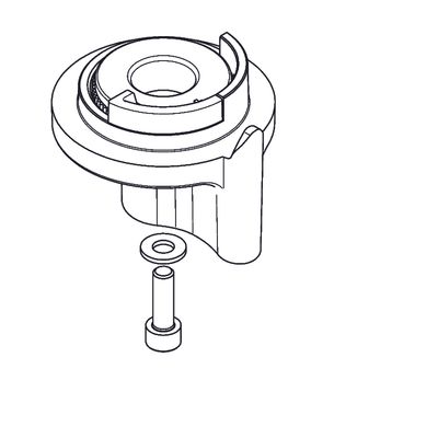 Aquarotter Temperaturwahlgriff zum SMARTWAVE-Duschpaneel Bild 5