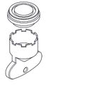 Aquarotter Luftsprudler F5, diebst.ges, M, Bauform SLIM,5 l/min.mit Montagesch, 24 x 1 mm Bild 5