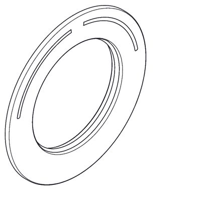 Aquarotter Rosette F5, mit Farbmarkierung, ADurchmesser: 77 mm, ID:49.5 mm, Farbe silberfarben Bild 5