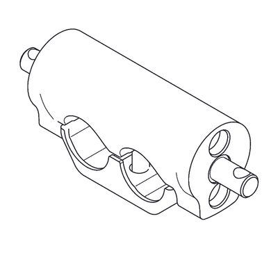 Aquarotter Doppelklemmbrücke F5, Stichmass 45 mm Bild 5