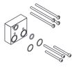 Aquarotter Verlängerungsset F5 hydr. und elek. Therm-Arm, 25 mm Bild 5