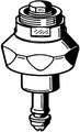 Aquarotter Oberteil für Magnet-Selbst- Schlussventil, DN 15, Material Messing Bild 2