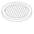 Aquarotter Siebdichtung, 23,3 x 19 x 2 mm Bild 6