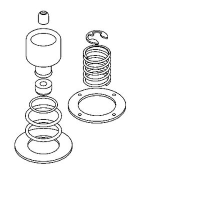 Aquarotter Ersatzteilset, Gummiteile Sicherungsring, Dichtungen, DN 15 Bild 4
