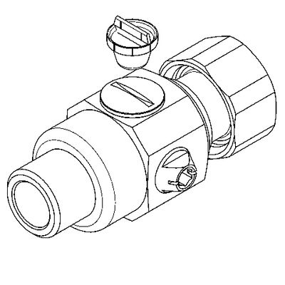 Aquarotter Wassermengenregulierung AQUAMIX, mit Sieb und Überwurfmutter Bild 6