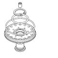 Aquarotter Ersatzteilset Aquajet-Slimline: Strahlbildner, O-Ringe, Sicherungsring, Schraube und Gewindestift Bild 4