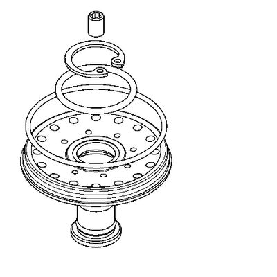 Aquarotter Ersatzteilset:Strahlbildner, O-Ringe, Sicherungsring Bild 4