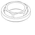 Aquarotter Gewindering M zum Funktionsteil, 33 x 1 mm Bild 6