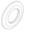 Aquarotter Schubrosette, mit O-Ring, 93 x 50 mm Bild 6